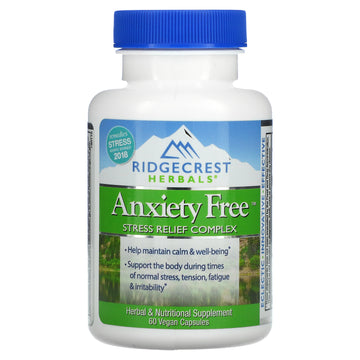 Ridgecrest Herbals, Anxiety Free, Stress Relief Complex