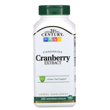21St Century, Cranberry Extract, Standardized, Vegetarian Capsules