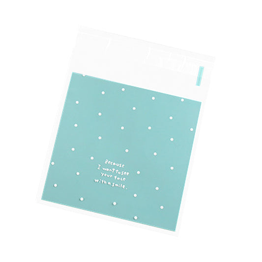 Self-Adhesive Bag Cookie Biscuit Storage Bag Sweets Packing Plastic Gift Pouch, Blue