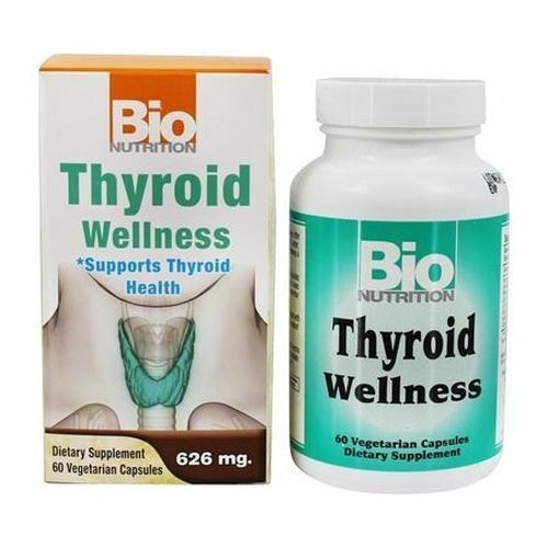 Thyroid Wellness 60 Veg Caps By Bio Nutrition Inc