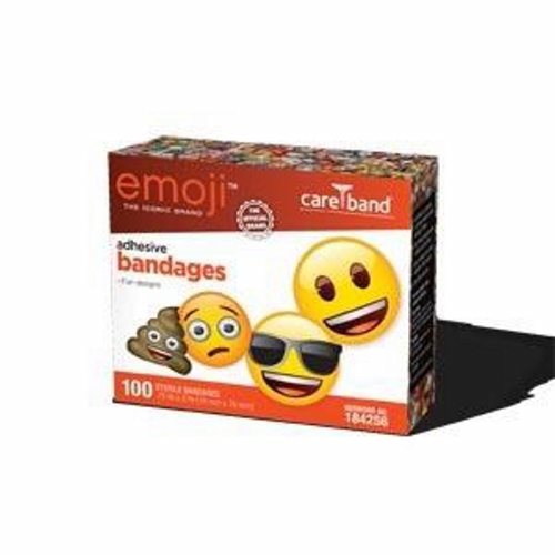 Adhesive Strip emoji 3/4 X 3 Inch Plastic Rectangle Kid Desi
