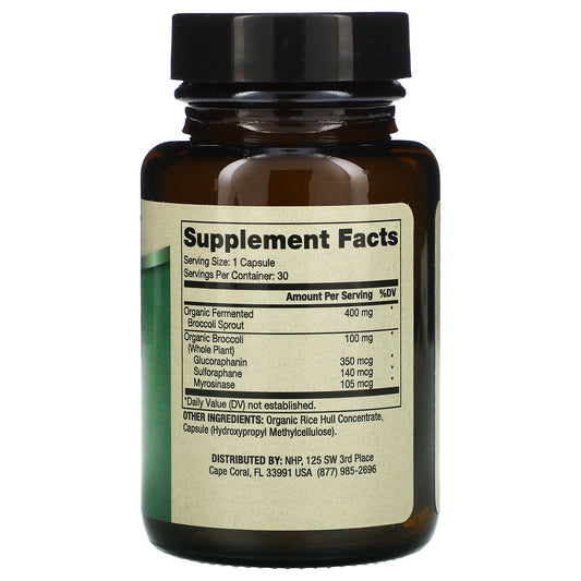 Dr. Mercola, Fermented Broccoli Sprouts, Capsules