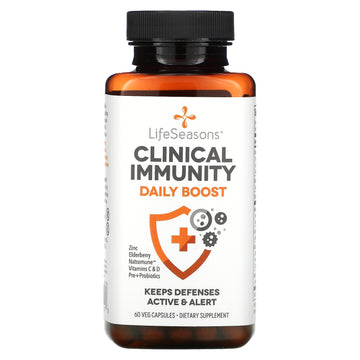 Lifeseasons, Clinical Immunity, Daily Boost,  Veg Capsules
