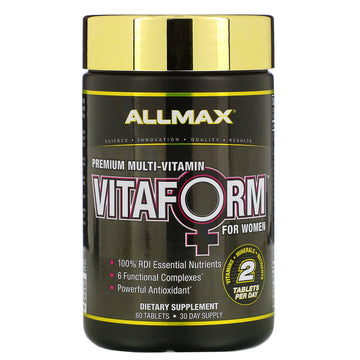 Allmax Nutrition, Vitaform, Premium Multi-Vitamin For Women,Tablets