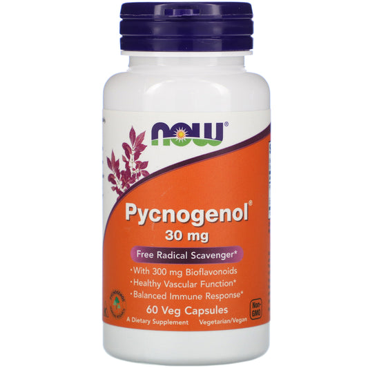 Now Foods, Pycnogenol, 30 Mg