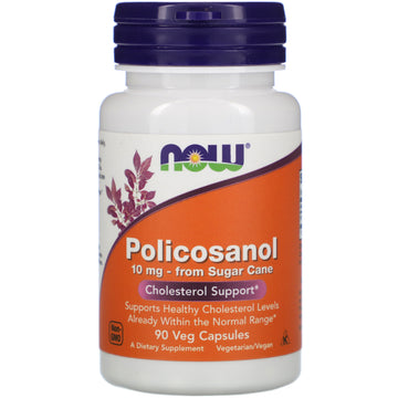 Now Foods, Policosanol, 10 Mg  Veg Capsules