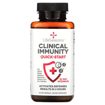 Lifeseasons, Clinical Immunity, Quick-Start Veg Capsules