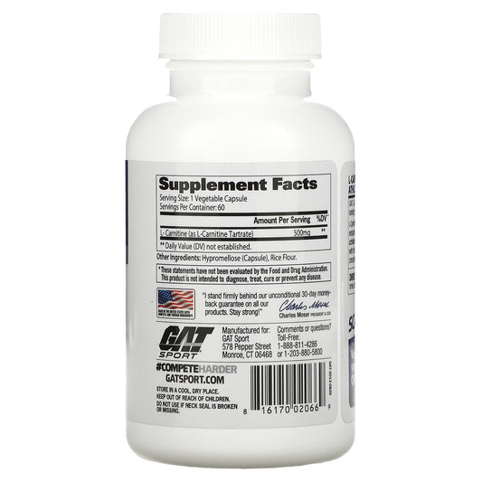 Gat, L-Carnitine, Amino Acid, Free Form