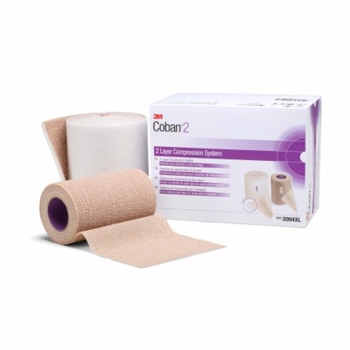 2 Layer Compression Bandage System 3M Coban 4 Inch X 3-4/5 Y