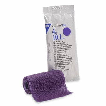 Cast Tape 3M Scotchcast Plus 4 Inch X 12 Foot Fiberglass Purple Count of 10 By 3M