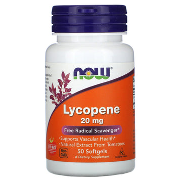 Now Foods, Lycopene, 20 Mg Softgels