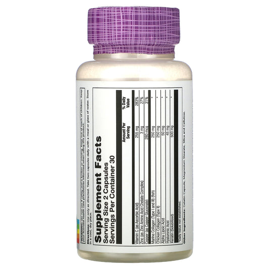 Solaray, Collagen Keratin, Type I, Ii, Iii