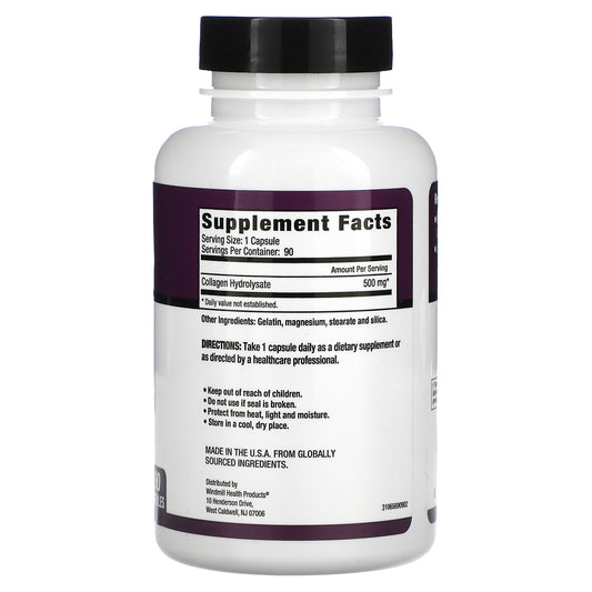 Rejuvicare, Super Collagen, Collagen Hydrolysate, 500 Mg