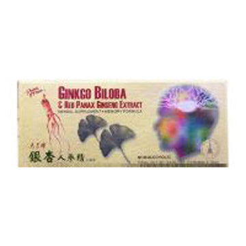 Ginkgo Biloba & Red Panax Ginseng Extract 30x10cc By Prince