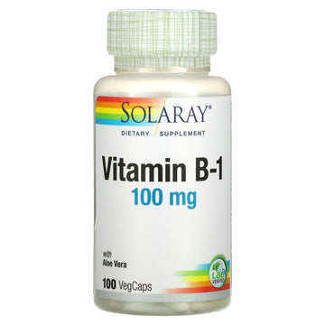 Solaray, Vitamin B-1, 100 Mg