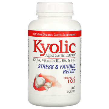 Kyolic, Aged Garlic Extract, Stress & Fatigue Relief, Formula 101