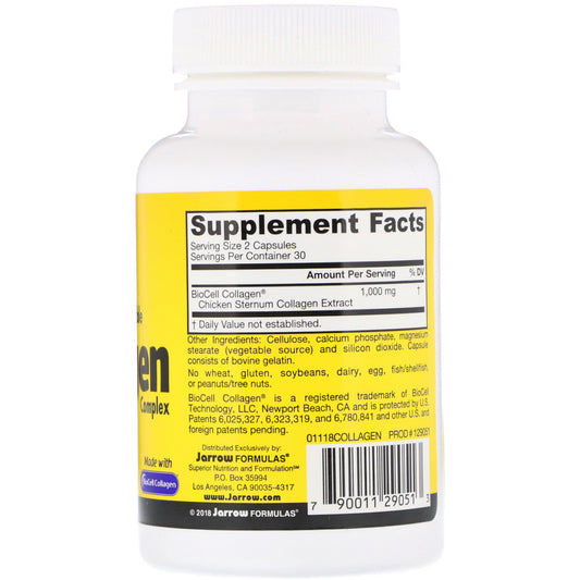 Jarrow Formulas, Type Ii Collagen Complex