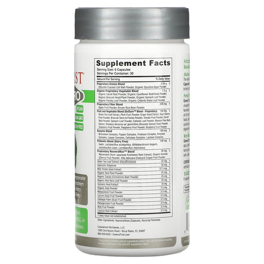 Greens First, Pro Phytonutrient Antioxidant Superfood Capsules