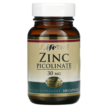 Lifetime Vitamins, Zinc Picolinate, 30 Mg, Capsules