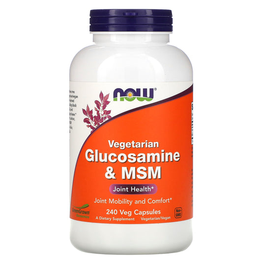 Now Foods, Vegetarian Glucosamine & Msm