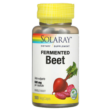Solaray, Fermented Beet, 500 Mg Vegcaps