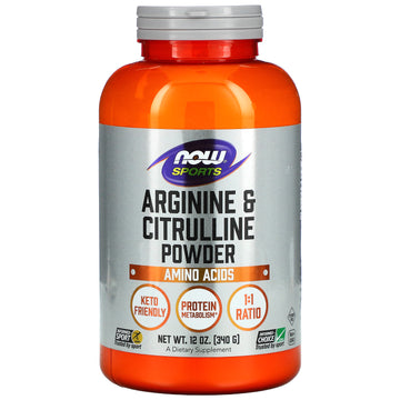 Now Foods, Sports, Arginine & Citrulline Powder