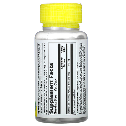 Solaray, Organically Grown Kale, 440 Mg, Vegcaps