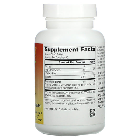 Planetary Herbals, Ayurvedics, Triphala Gold, 1,000 Mg Tablets