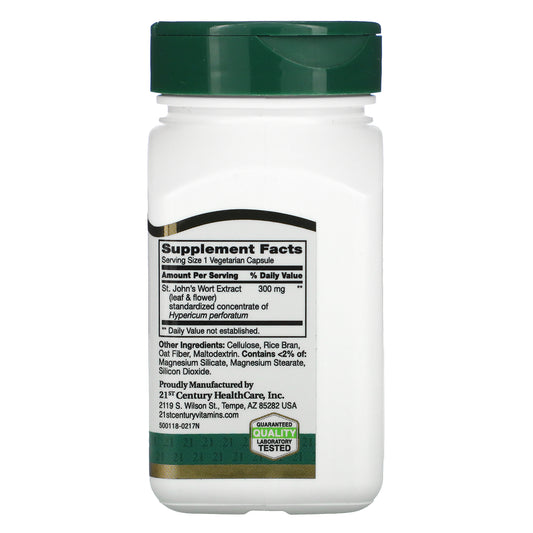 21St Century, St. John'S Wort Extract, Vegetarian Capsules