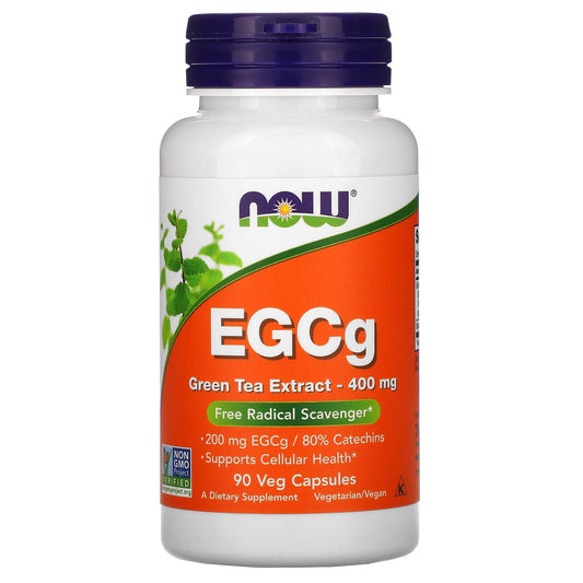 Now Foods, Egcg, Green Tea Extract, 400 Mg Veg Capsules
