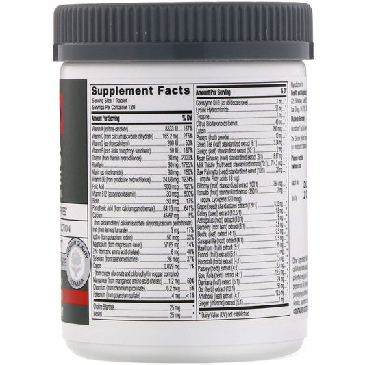 Swisse, Men'S Ultivite Multivitamin,Tablets