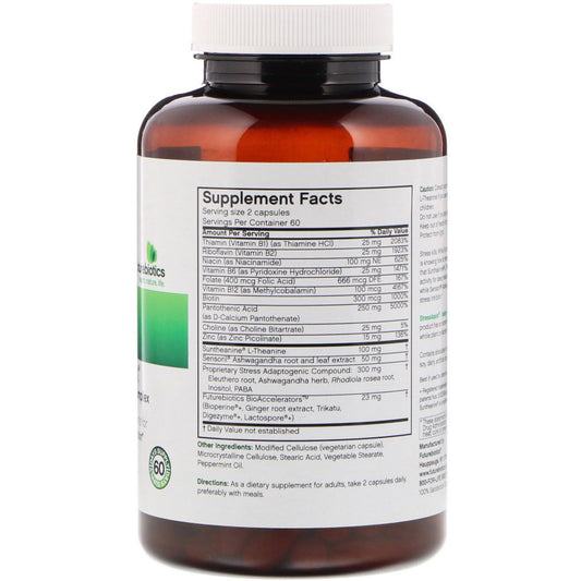 FutureBiotics, StressAssist, L-Theanine Stress Complex Vegetarian Capsules