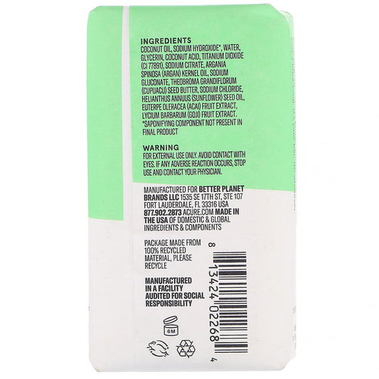 Acure, Coconut & Argan Shampoo Bar