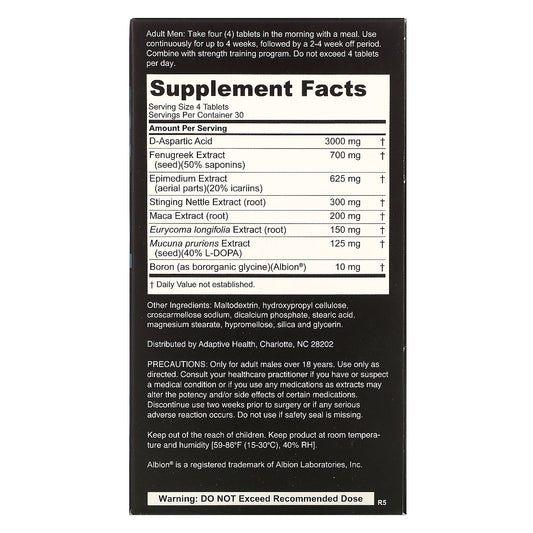 Nugenix, Ultimate, Advanced Free Testosterone Complex