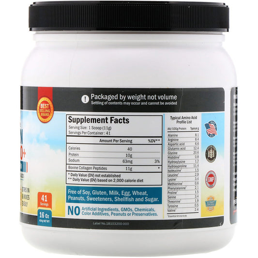 Bioschwartz, Collagen Peptides Bio+, Unflavored