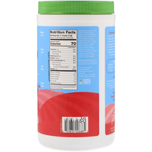 Amazing Grass, Kidz Superfood, Protein + Probiotics, Strawberry Blast