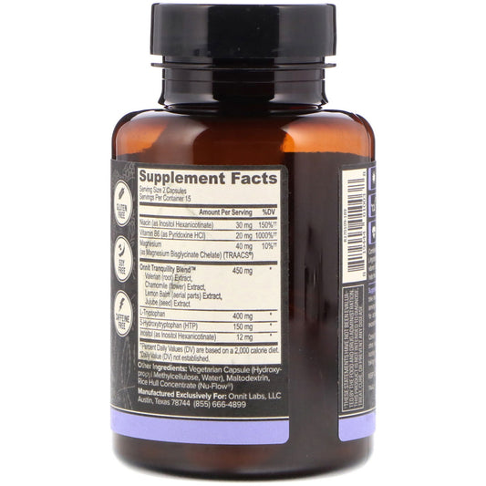 Onnit, New Mood, Mood & Relaxation,Capsules