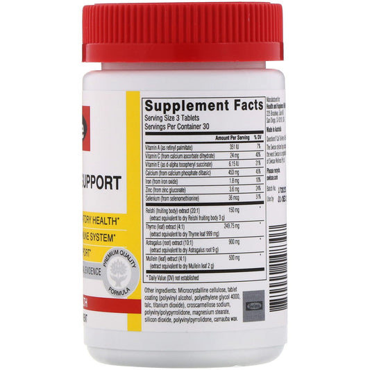 Swisse, Ultiboost, Lung Health Support,  Tablets