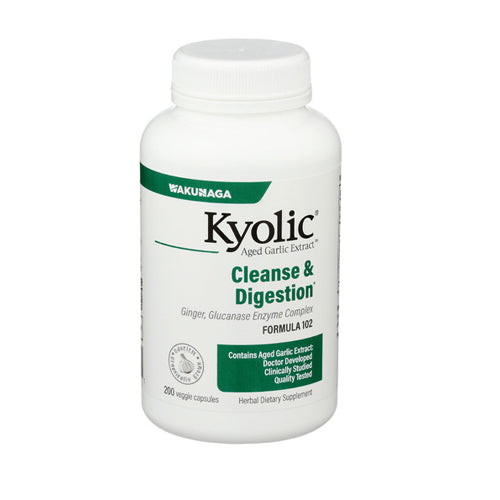 A.G.E. with Enzymes Formula 102 VEG, 200 CAP By Kyolic