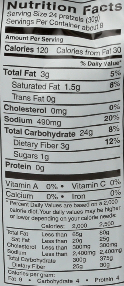 Pr GlutinoĀ® Gluten Free Pretzel Twists With Salt . Bag