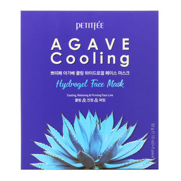 Petitfee, Agave Cooling, Hydrogel Beauty Face Mask, 1.12 Oz (32 G) Each
