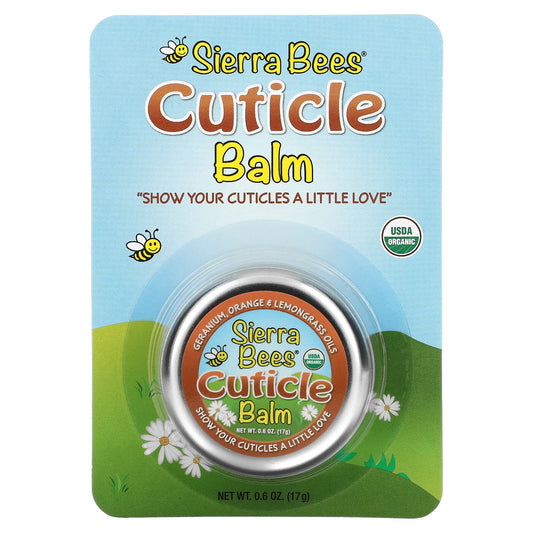 Sierra Bees, Cuticle Care Balm, Geranium, Orange & Lemongrass
