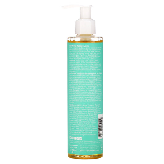 Earth Science, Clarifying Facial Wash, Oily & Combination Skin Types (237 ml)