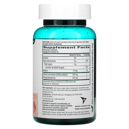 Schiff, Neuriva Brain Performance, Original, Strawberry