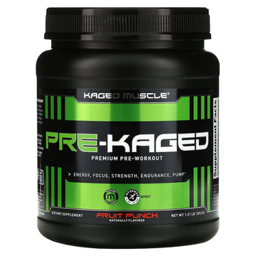 Kaged Muscle, Pre-Kaged, Premium Pre-Workout, 1.31 Lb (592 G)