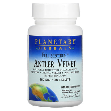 Planetary Herbals, Full Spectrum Antler Velvet, 250 Mg