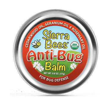 Sierra Bees, Anti-Bug Balm, Cedarwood, Geranium & Rosemary Oil (17 G)