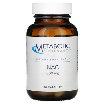 Metabolic Maintenance, Nac, 600 Mg Capsules