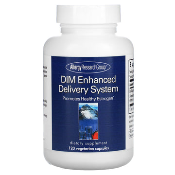 Allergy Research Group Dim Enhanced Delivery System Supplement - Supports Healthy Hormone Balance For Women, Promotes Healthy Estrogen Metabolism, Pms Support, Vegetarian Capsules - 120 Count