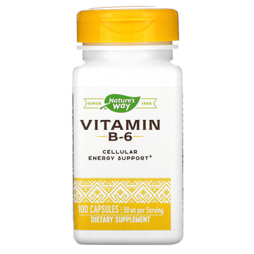 Nature'S Way, Vitamin B-6, 50 Mg, Capsules